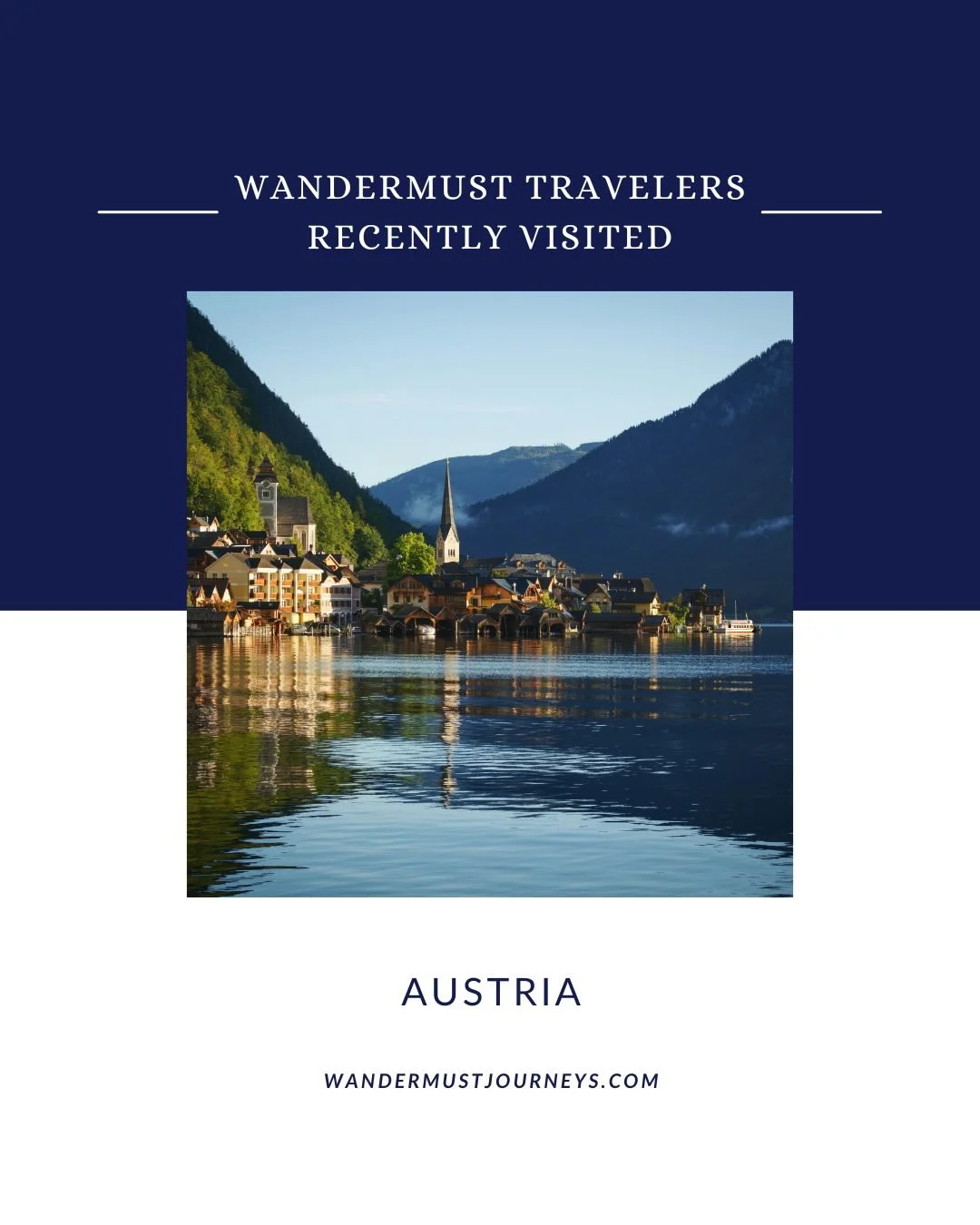My clients just recently returned from a trip to Austria, a country that blends old-world elegance and history with breathtaking natural beauty.

For these two couples, first time visitors, I curated an itinerary that gave them a taste of historic ci