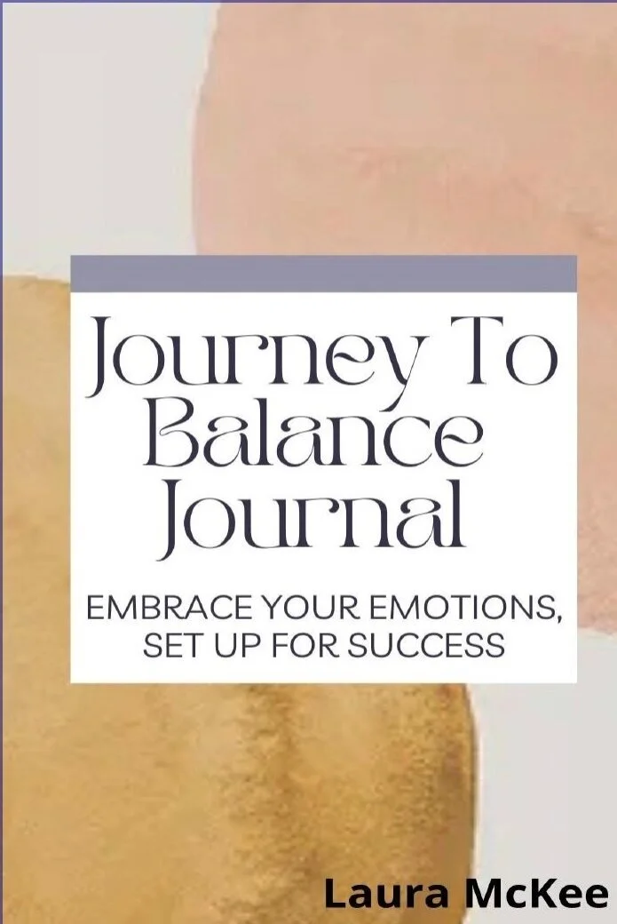 Journey To Balance Journal. 7 x 10" 400 page coaching journal. Embrace your emotions. Set yourself up for success.