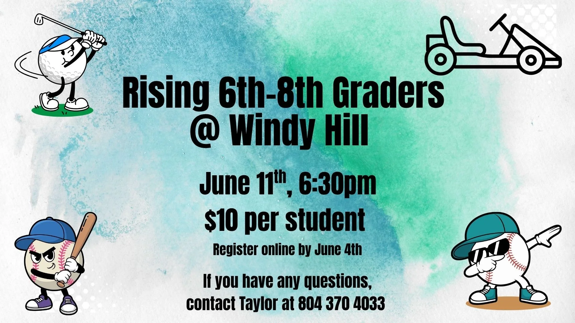Rising 6th-8th Graders @ Windy Hill