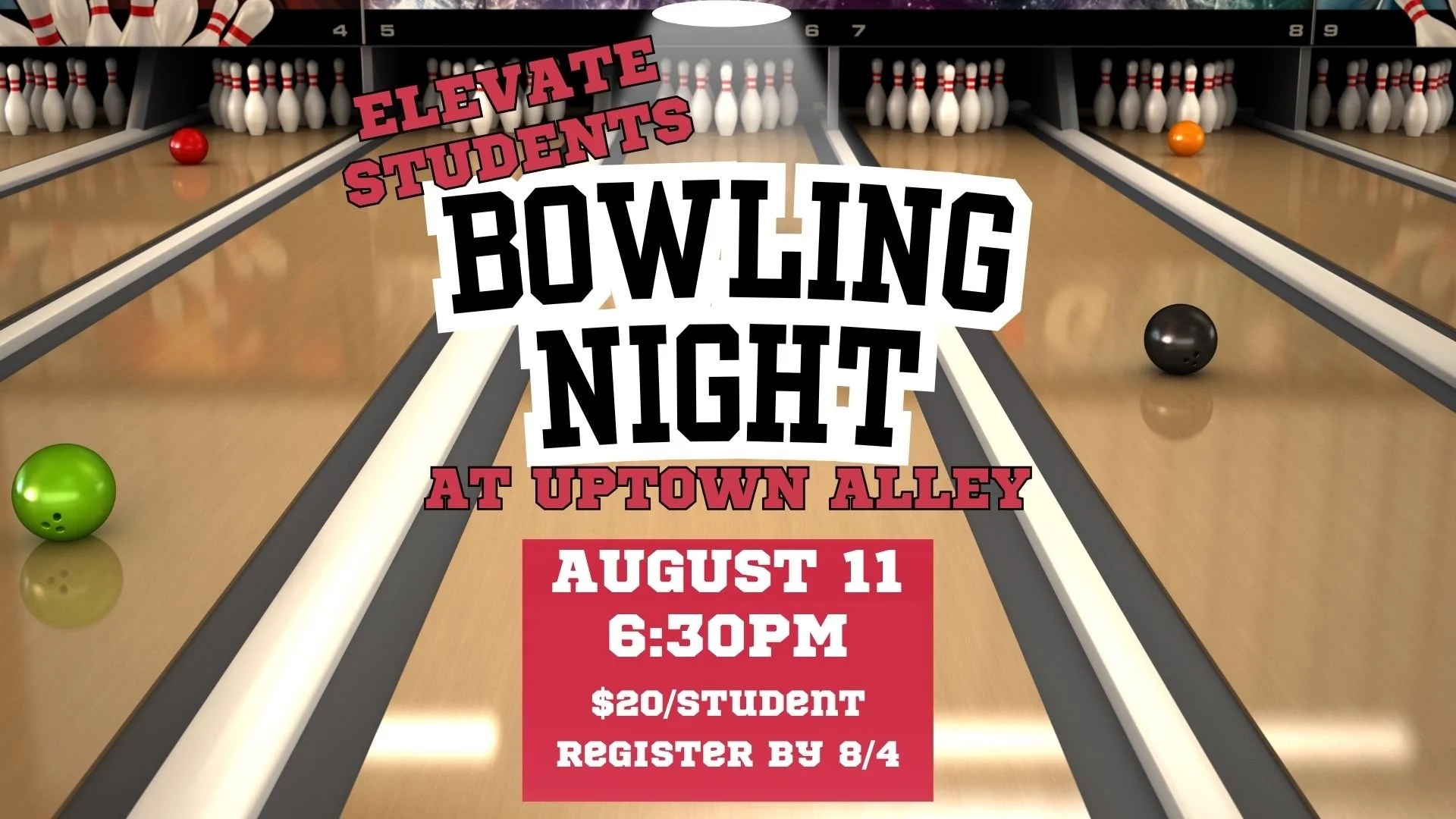 ELEVATE Students Bowling Night
