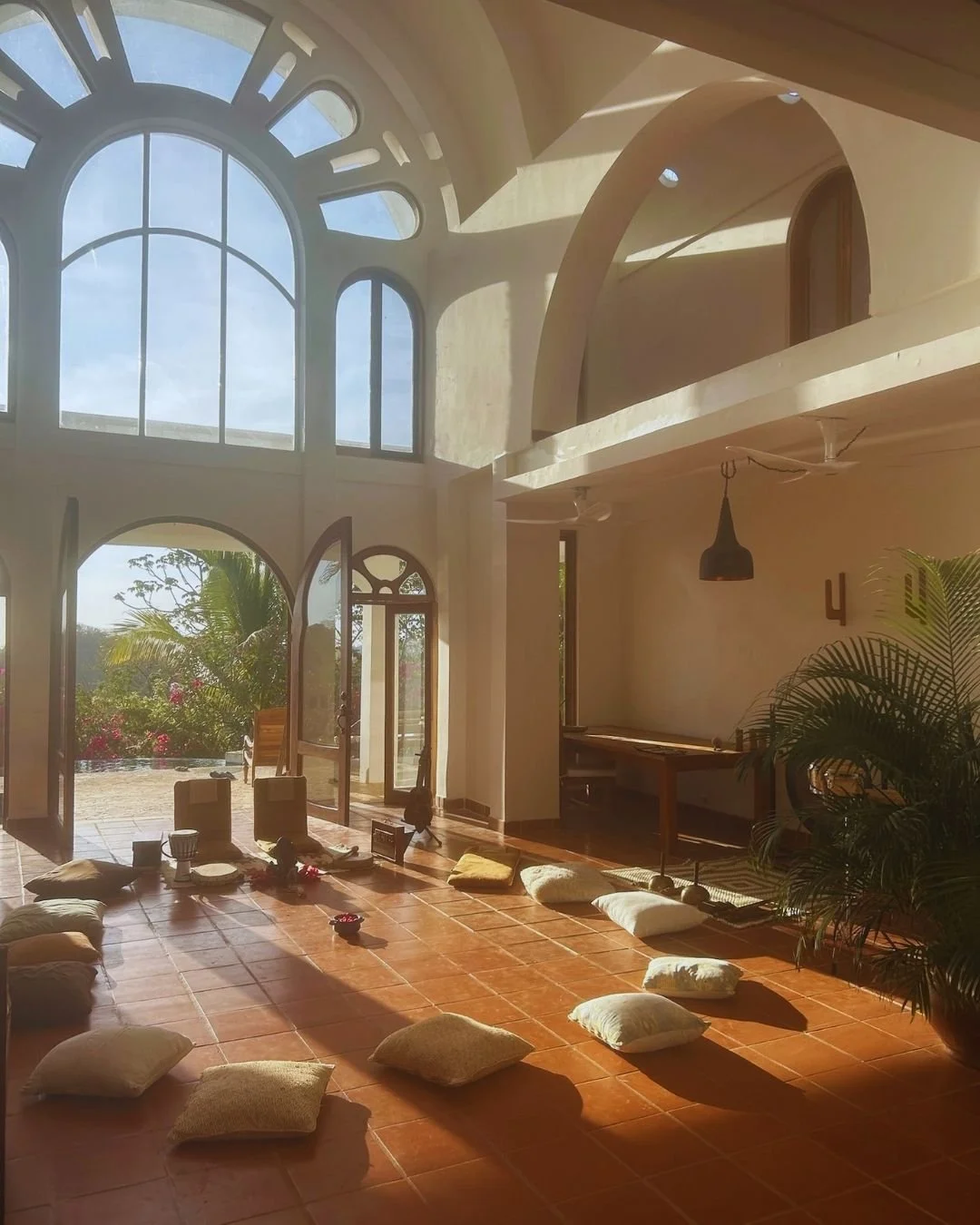 Can you imagine the ceremonies, retreats, and encounters that will unfold over the seasons in this sanctuary?

The space invites inspiration, connection, and co-creation.

A place for flow + coherence.

Wow.

~~~

#cosmikanosara #retreatspace