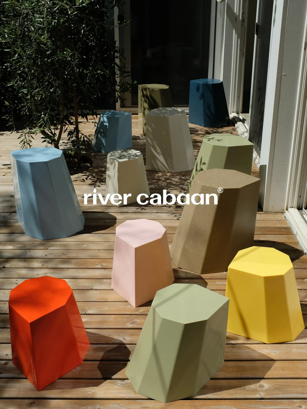 Martino Gamper - River Cabaan Stools — RIVER CABAAN 