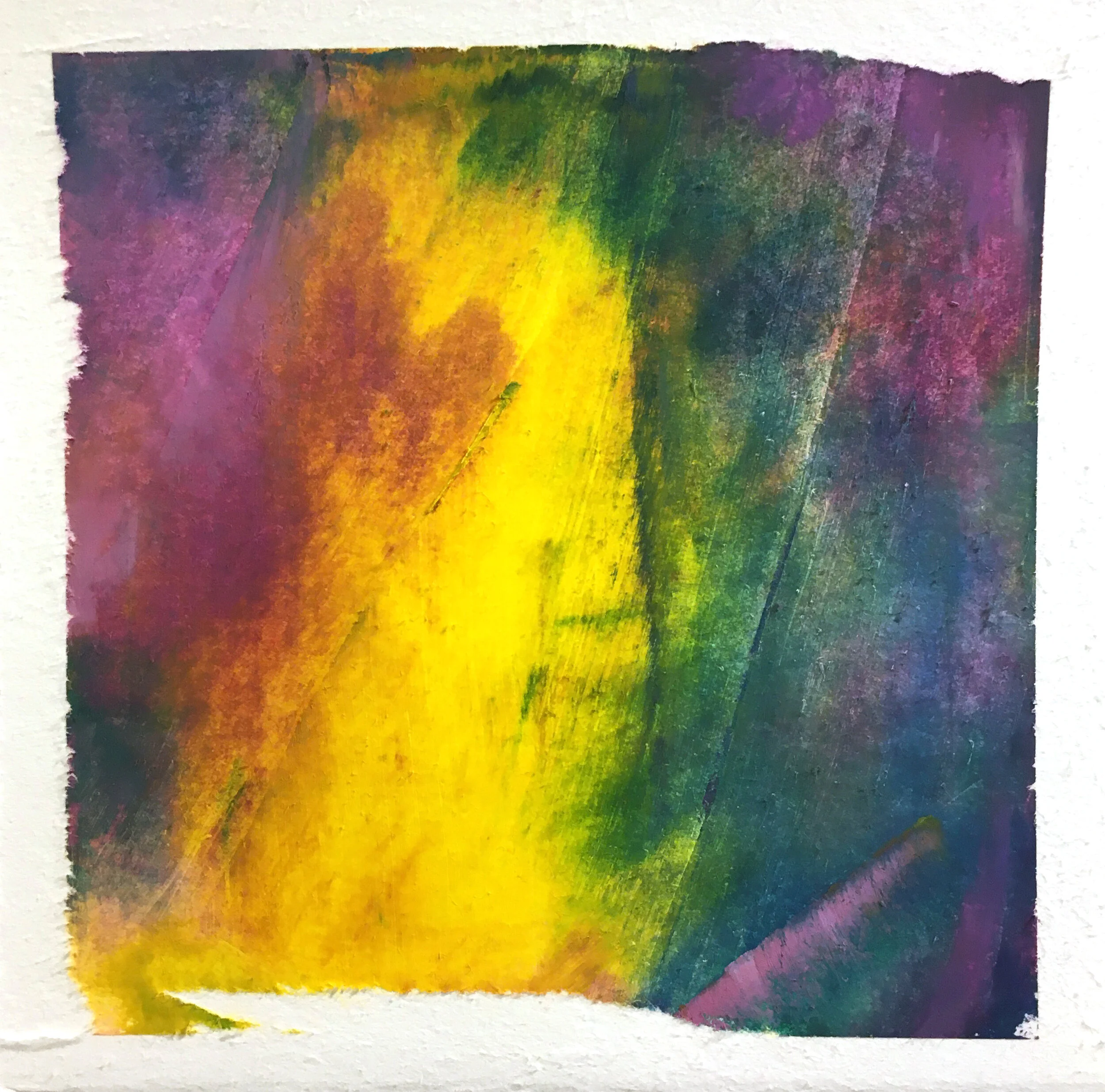 Wayward, 2021, 5"x5", (framed 11.25"x11.25")