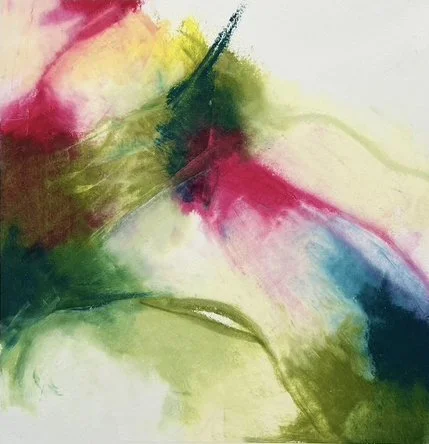 Spring Thaw, 2025, 10"x10", (matted 13"x13")