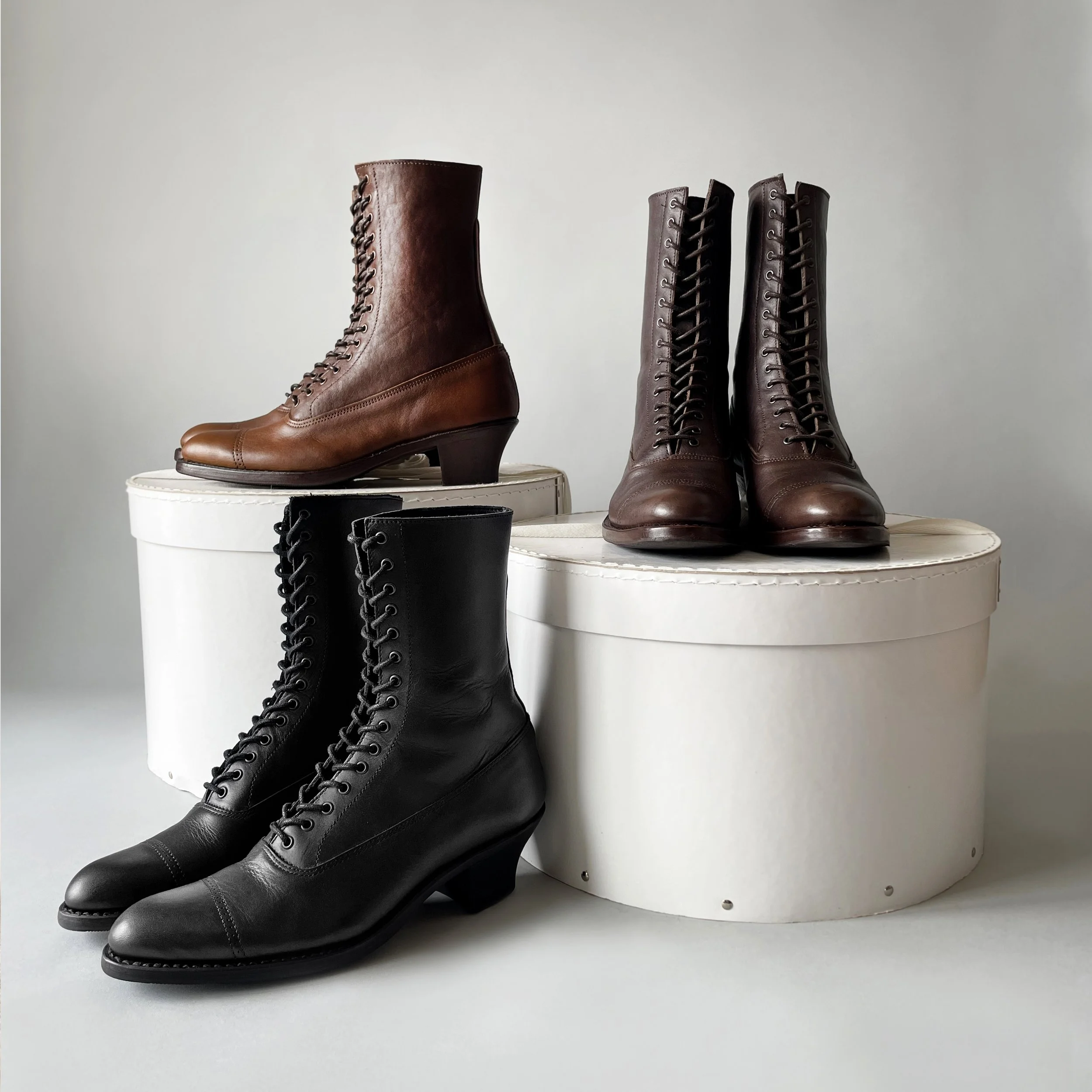 Made to Order: Edwardian Pointy toe Lace Up Boots