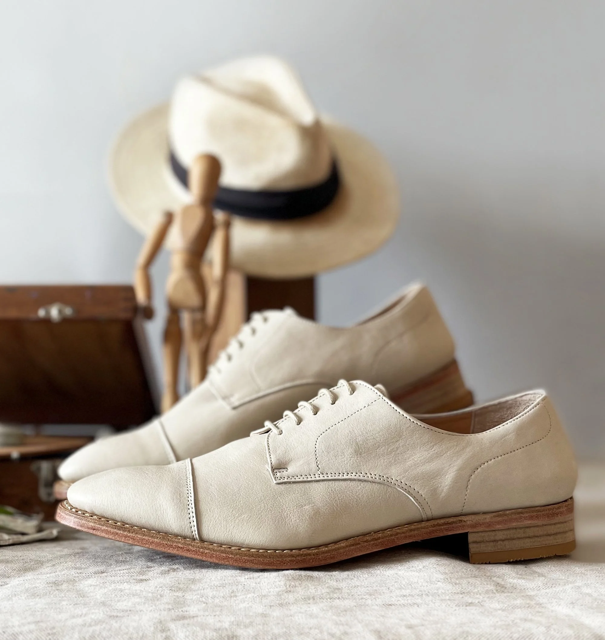 Made to order Men's Stone Derby shoes