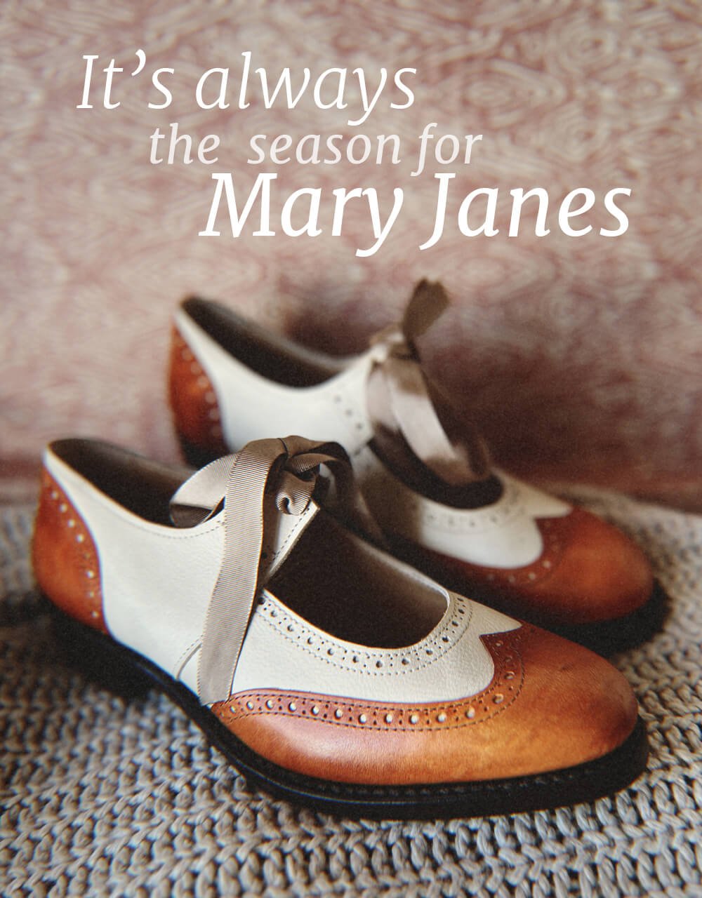  These wingtip beauties are open laced to carry you through the seasons in Jazzy coolness.&nbsp; 