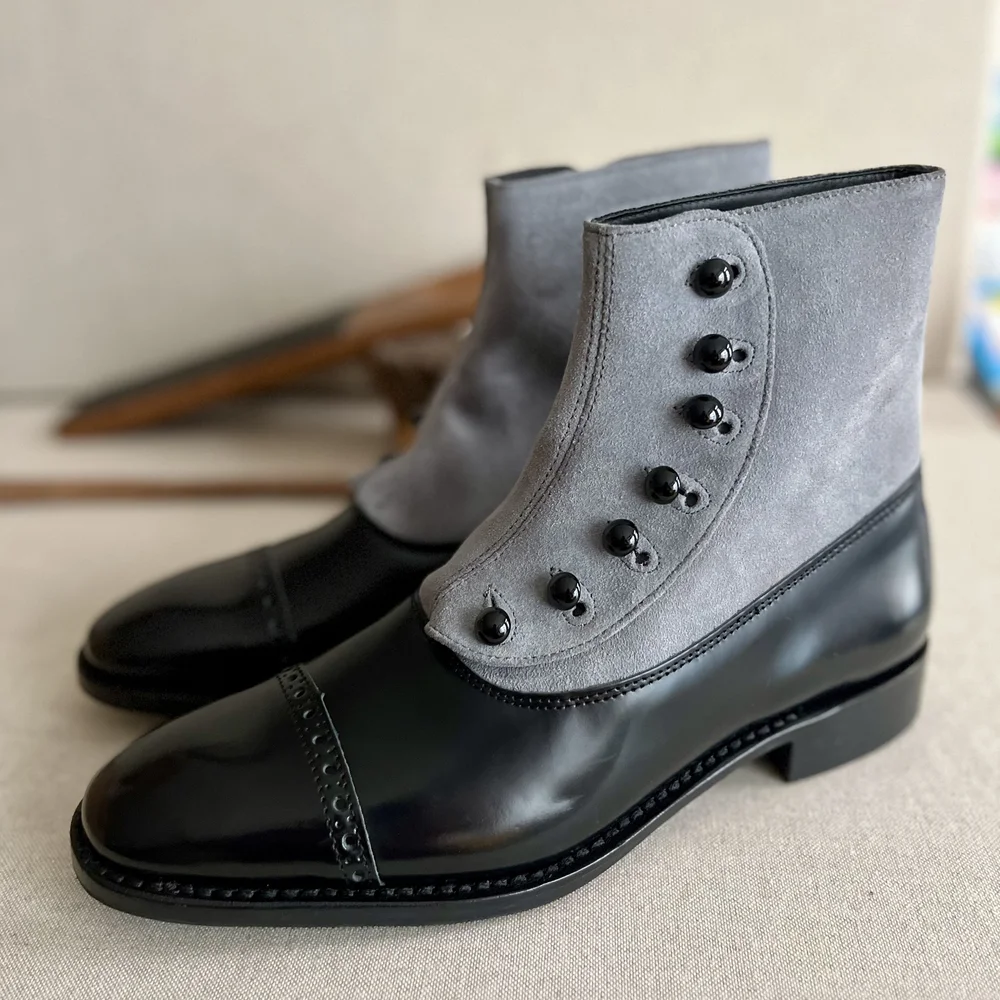 grey dress boots mens Blundstone Unisex 2582 Series sourced exclusively from Tier 1 USA cattle hides Mens Grey Gray Snake Print