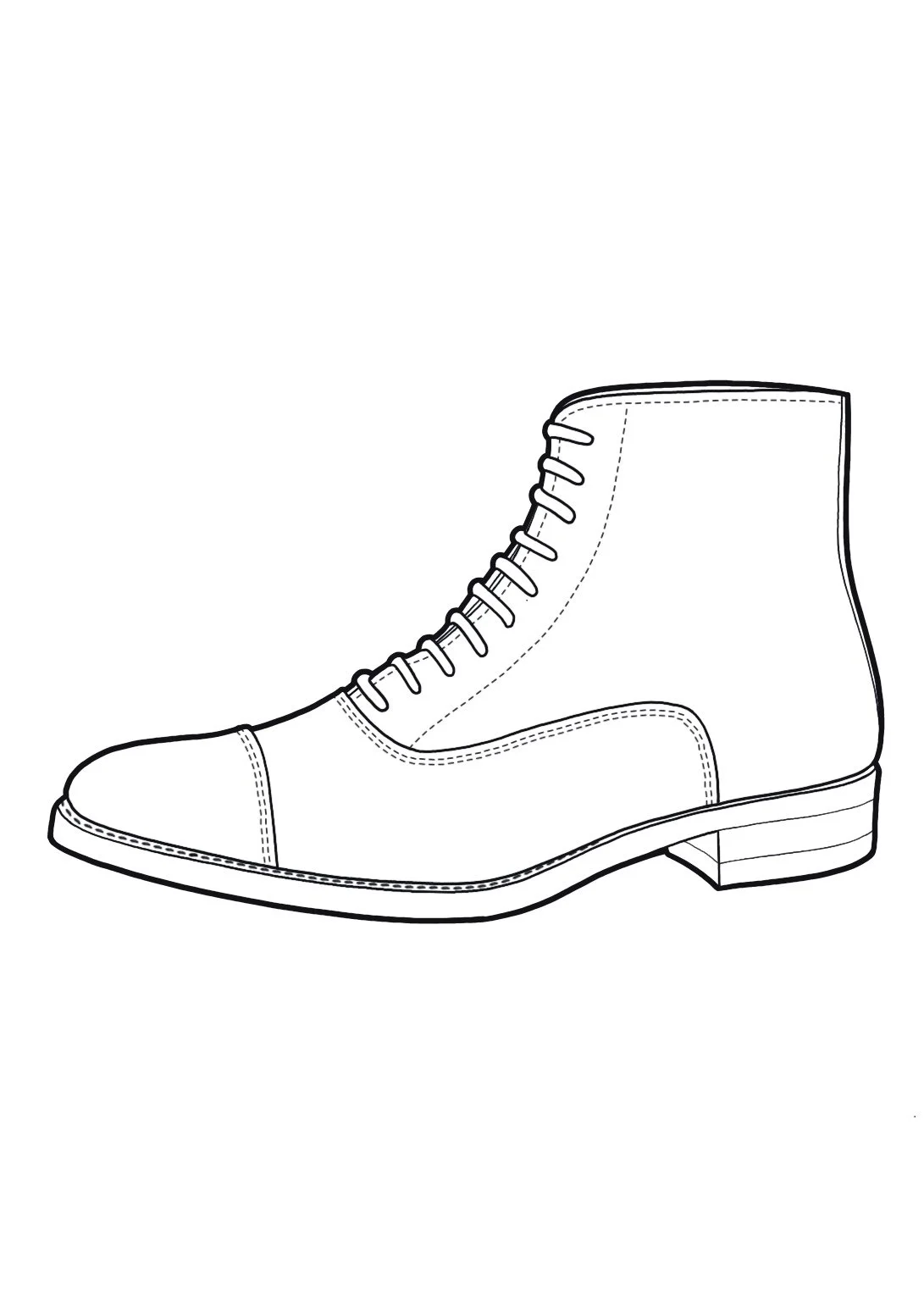 CUSTOM ORDER: Lace Up Victorian Oxford Boots