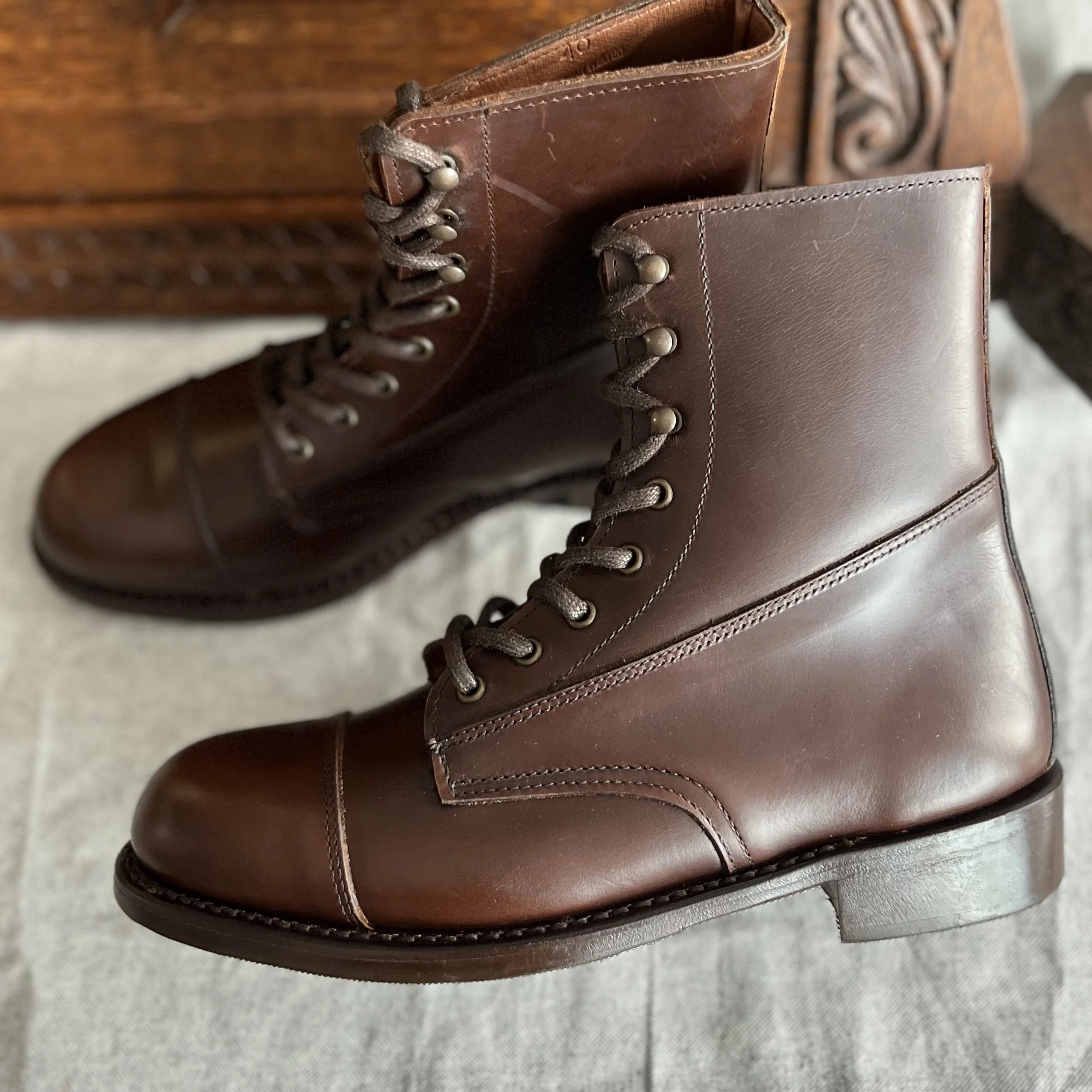 Rambling Alice Boots in Classic Brown
