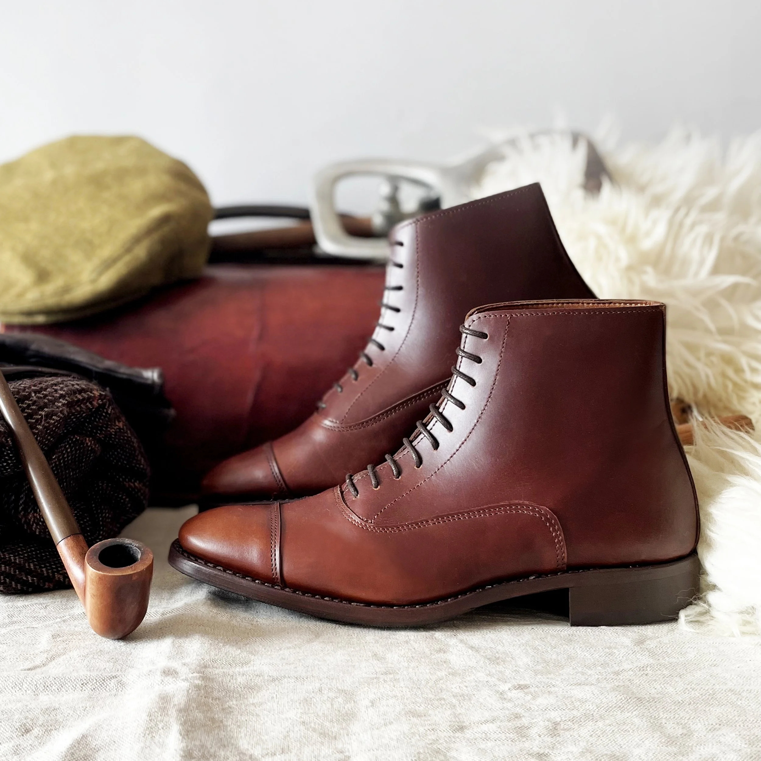 Made to order: Lace Up Victorian Oxford Boots