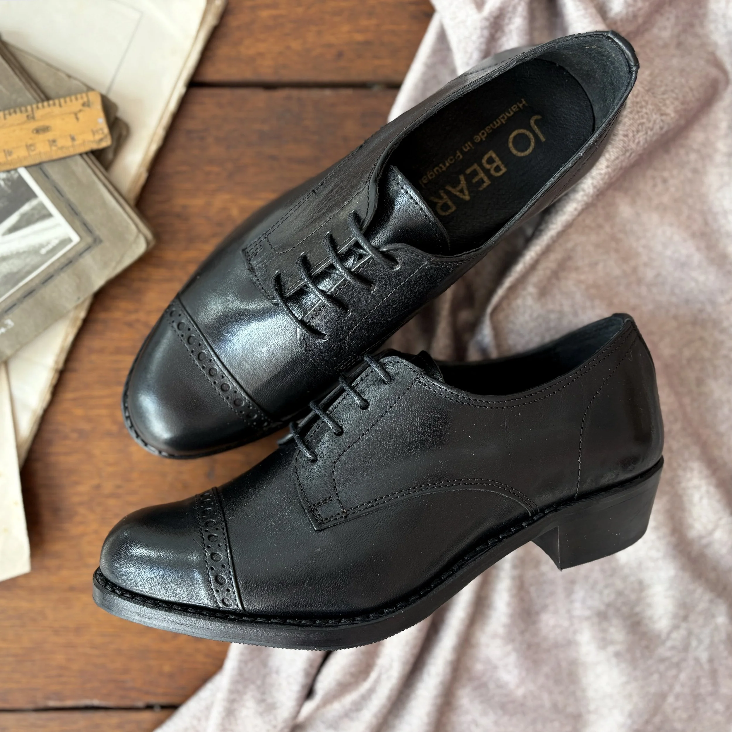 1940s Women's Service Shoes in Black