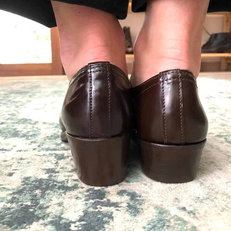 1940s Service shoes in Boanil Brown —