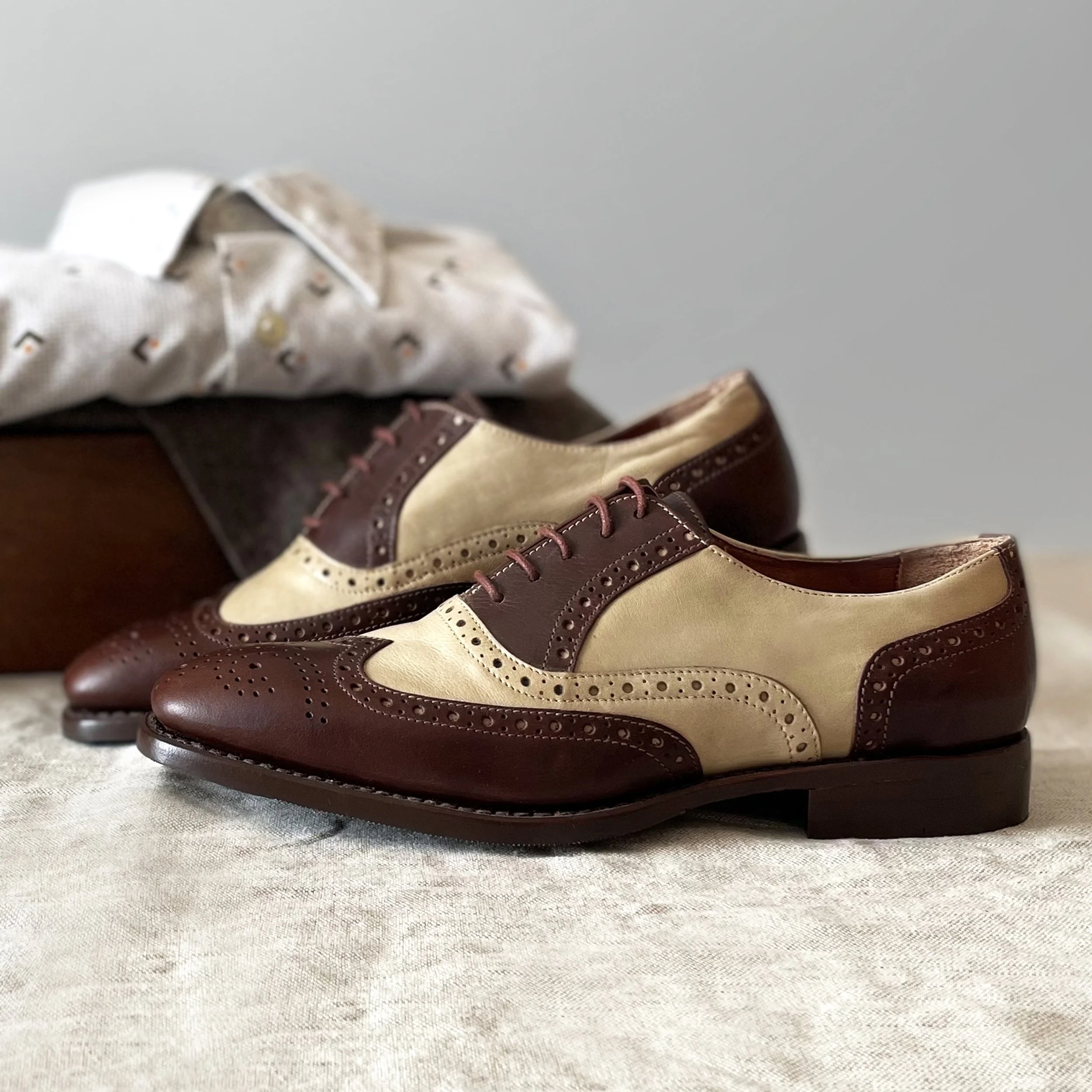Made to Order: Men's Spectator Wingtip Brogues