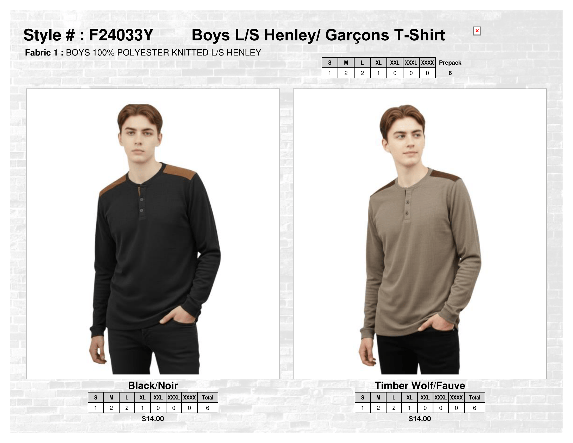 F24033Y Boys L/S Henley