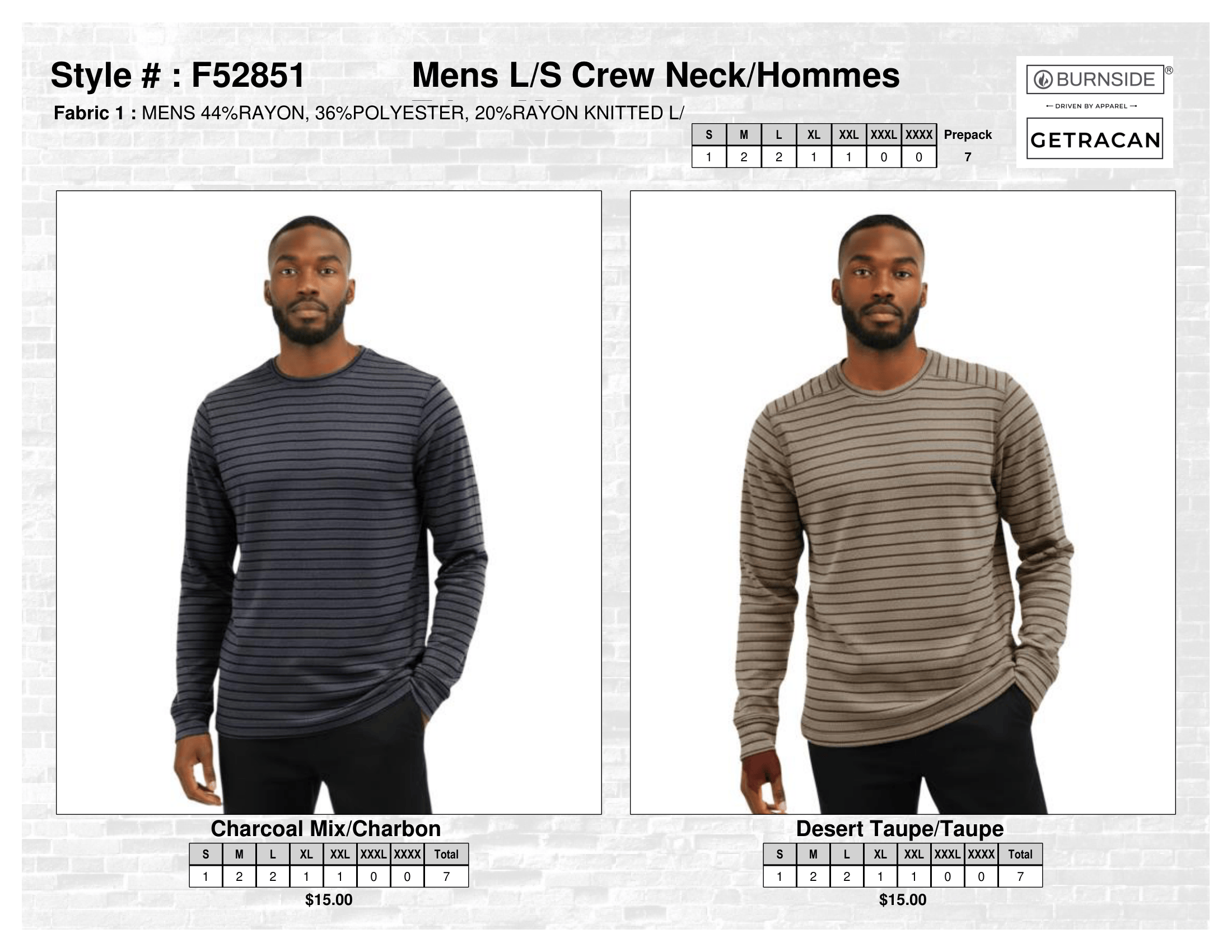 F52851Y Boys L/S Crew Neck Tee