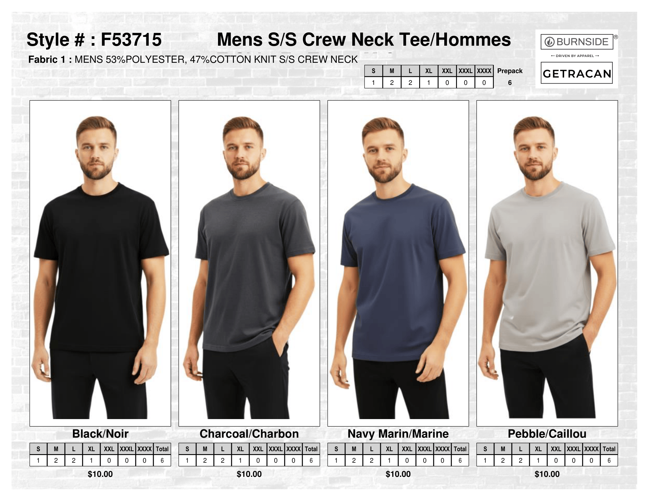 F53715Y Boys S/S Crew Neck Tee