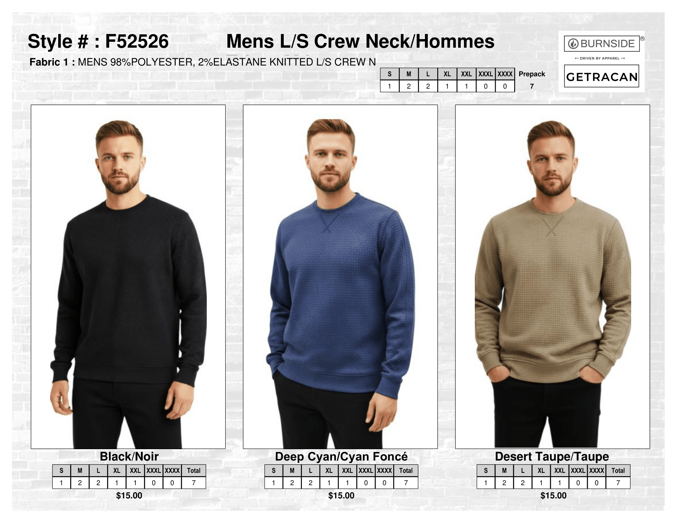 F52526Y Boys L/S Crew Neck Tee