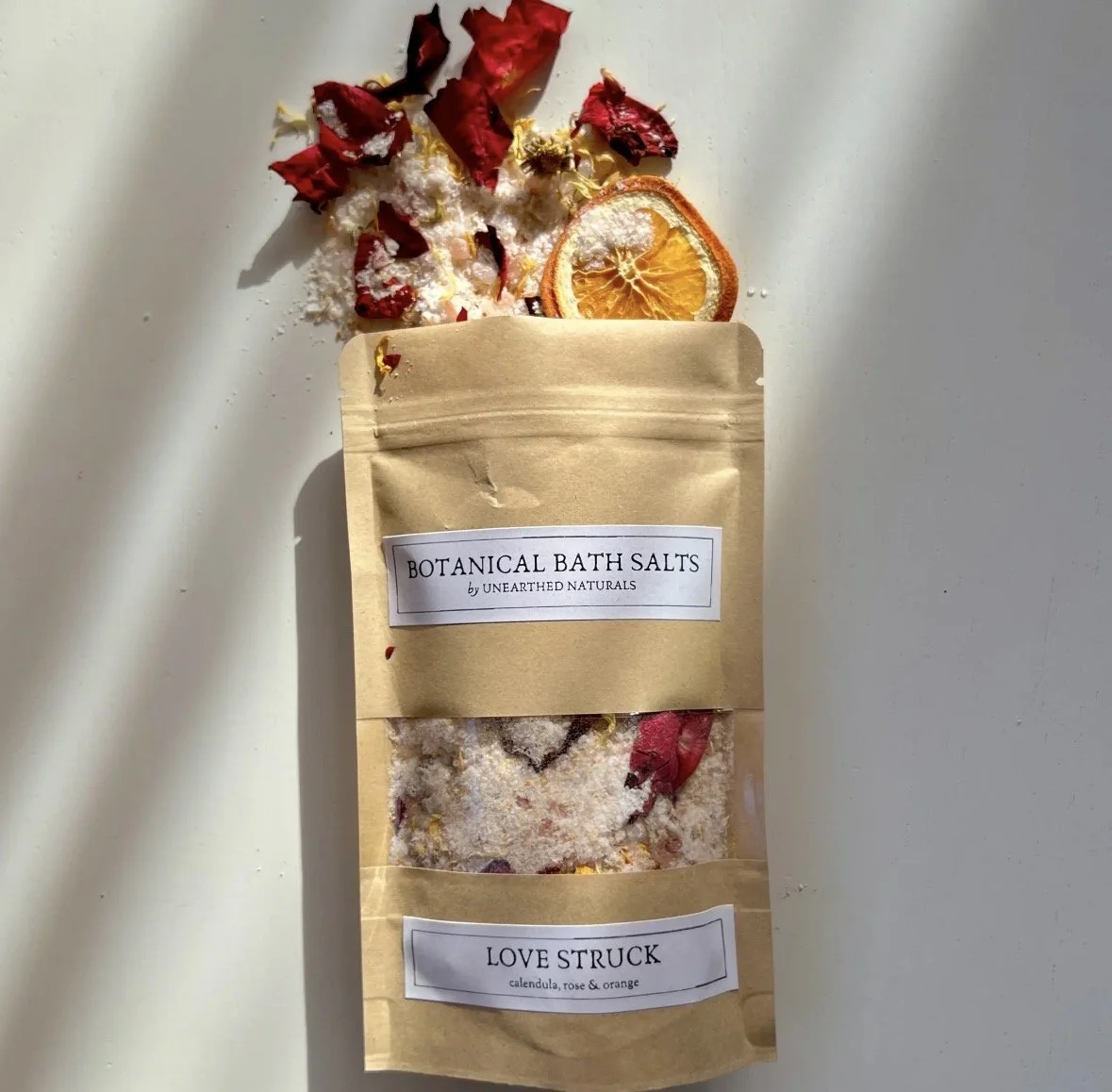 Love Struck Bath Salts with Calendula, Rose and Orange