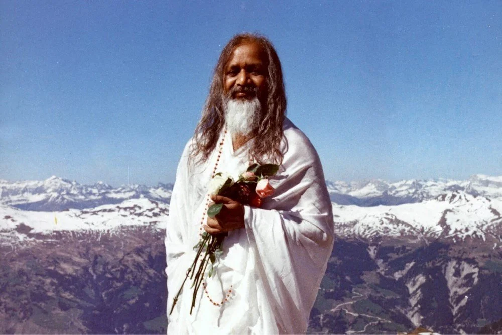 Maharishi in the mountains