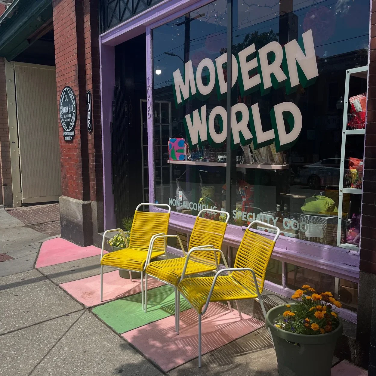 Modern World Bottle Shop in the Hampden neighborhood of Baltimore