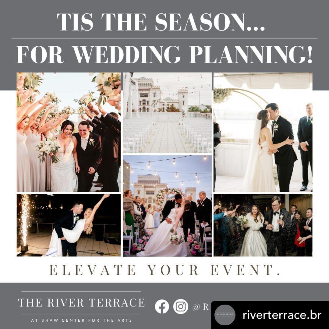 Tis the season to plan your dream wedding with us! 🎁💍 @riverterrace.br is ready to celebrate and make your big day an unforgettable celebration at our jaw-dropping rooftop venue. Fill out an application and learn more about our available dates toda