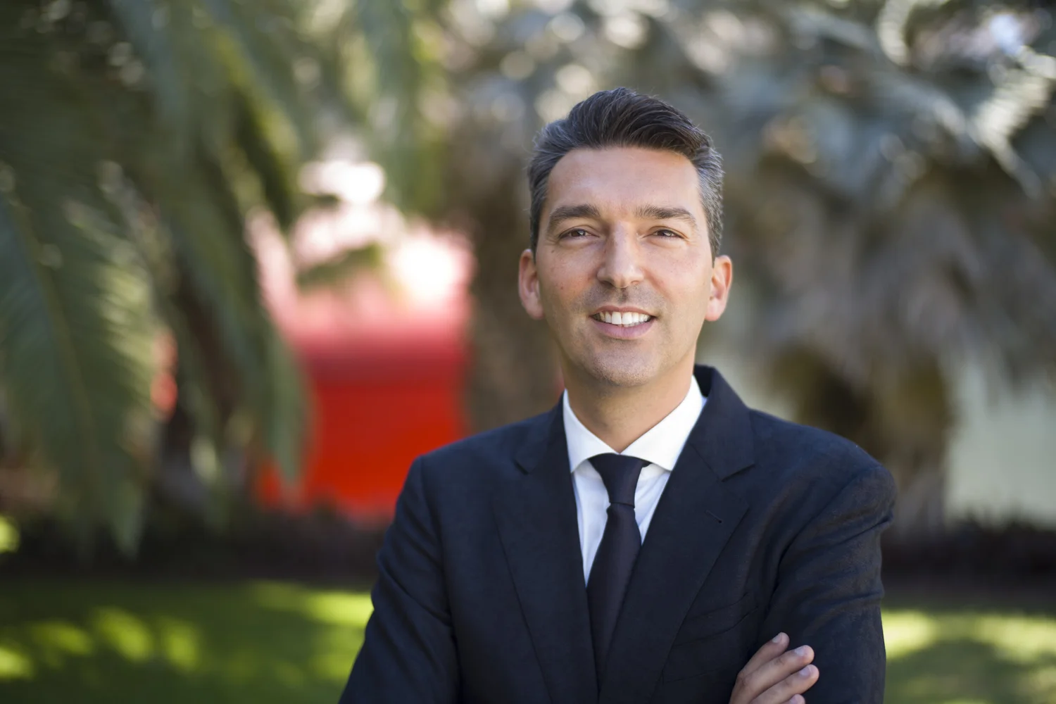 Executive headshot of a male corporate executive photographed in Los Angeles