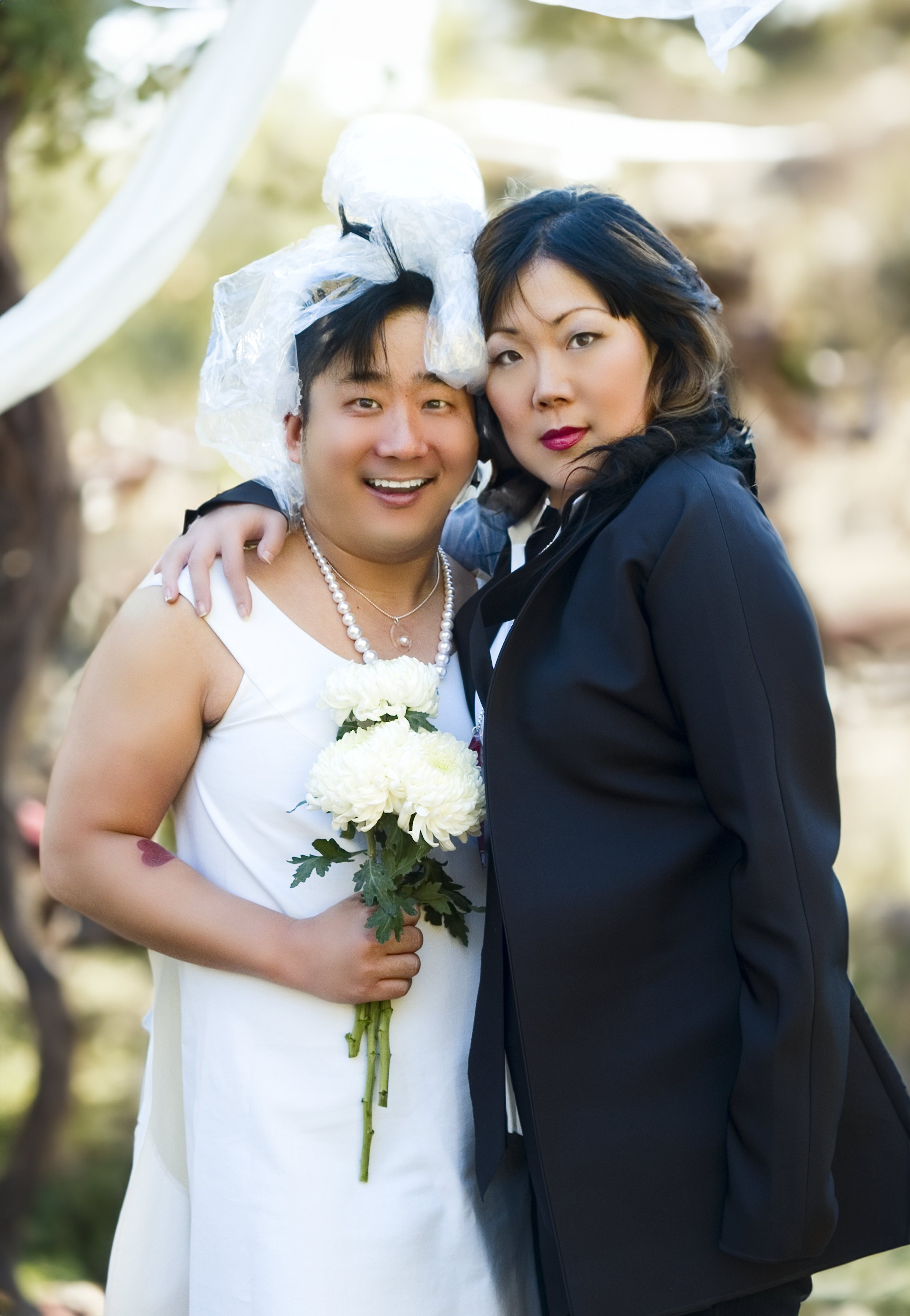 Margaret Cho and Bobby Lee