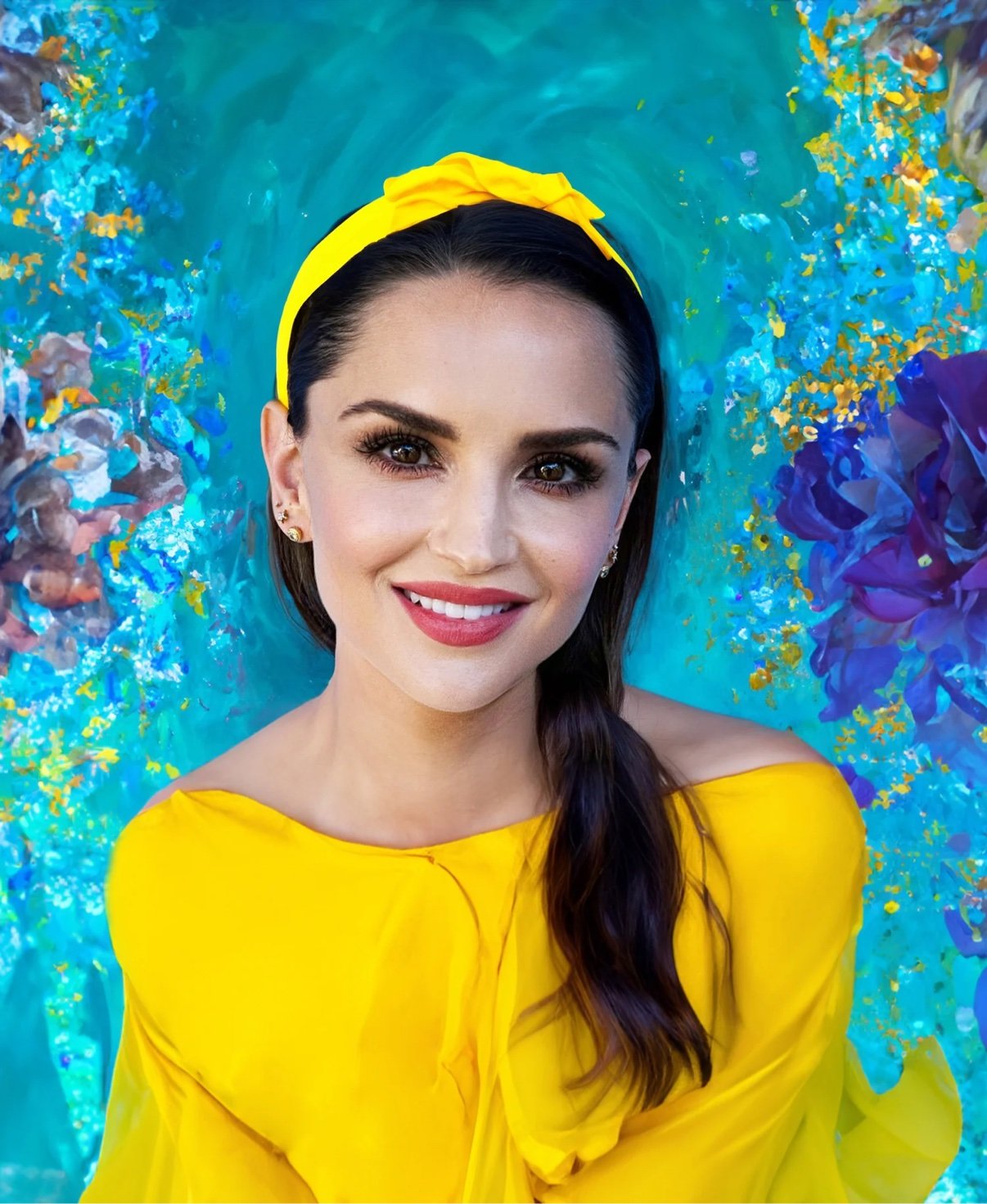 Celebrity portrait session in a Los Angeles photography studio