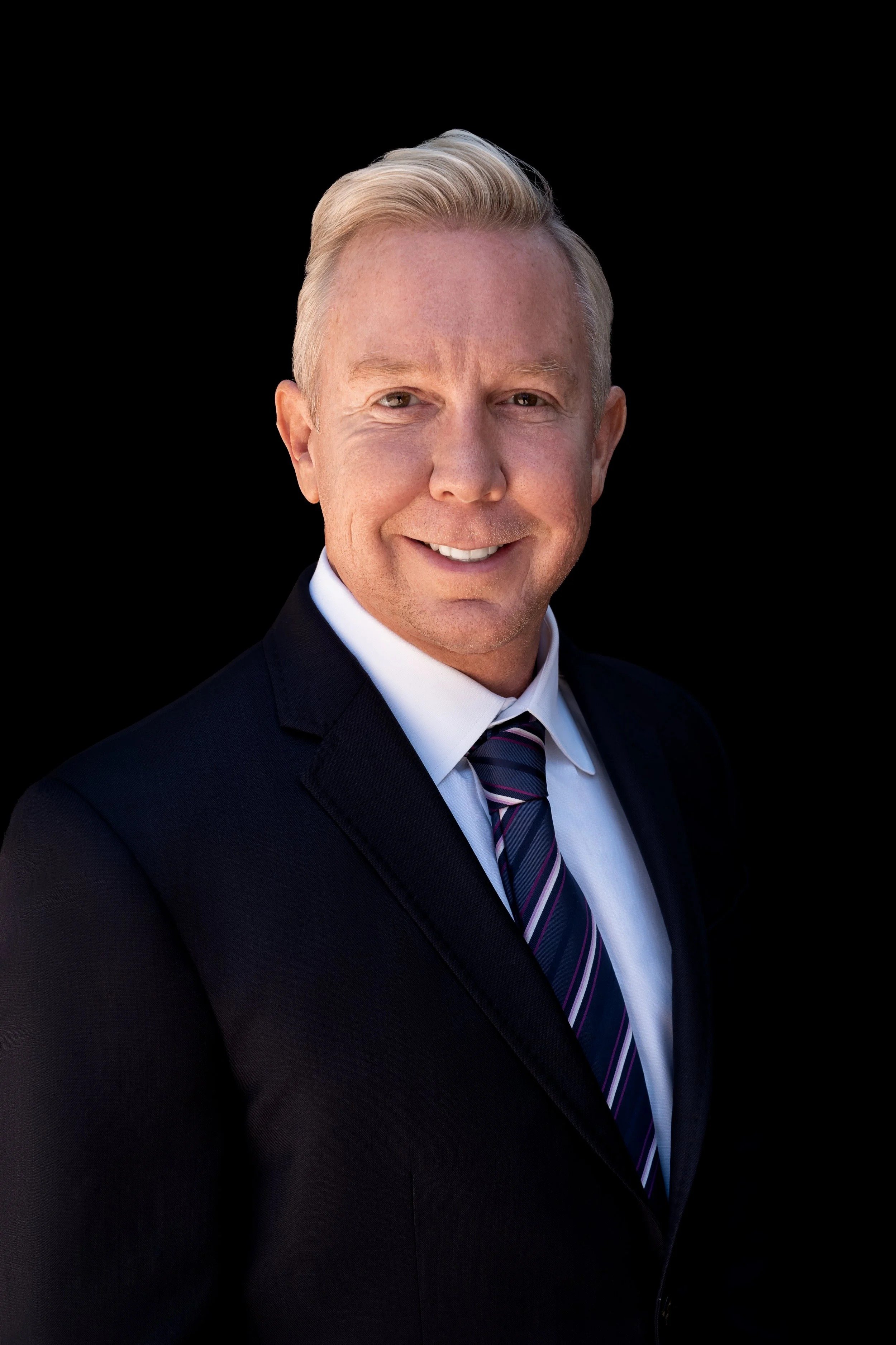 On-site executive headshot station at a Los Angeles corporate conference