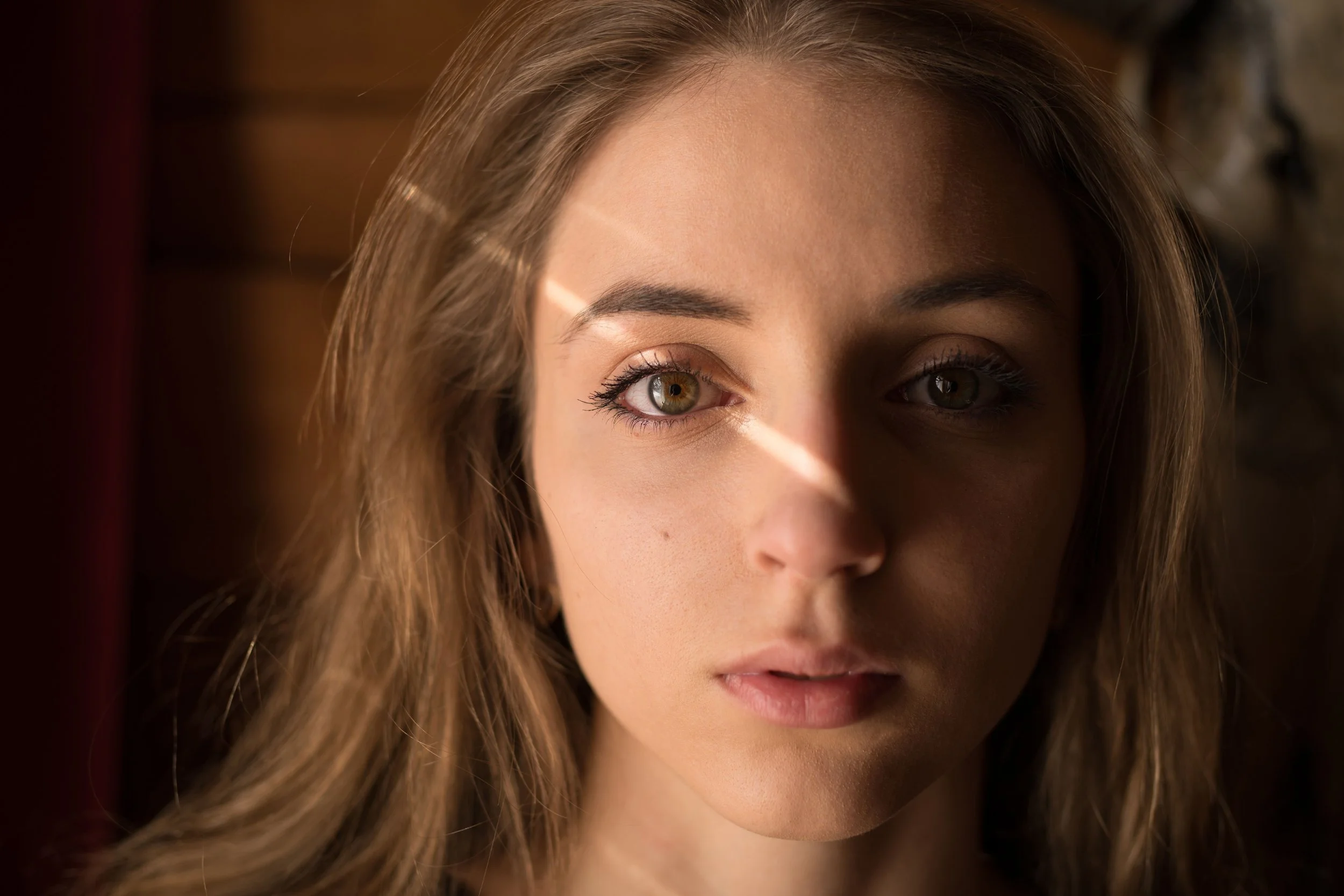 Natural light portrait photographed in downtown Los Angeles studio with window light