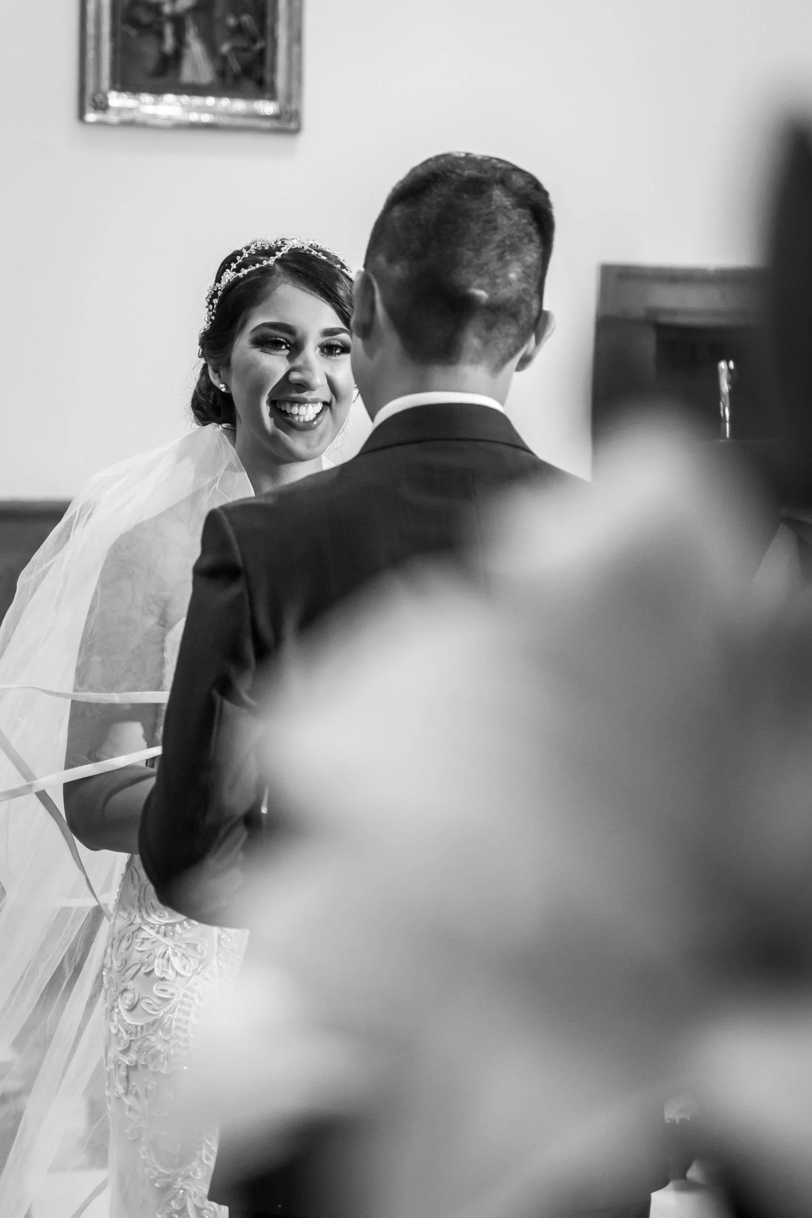 Bride and groom during their wedding ceremony in Los Angeles, the kind of once-in-a-lifetime moment a professional wedding photographer is hired to capture flawlessly