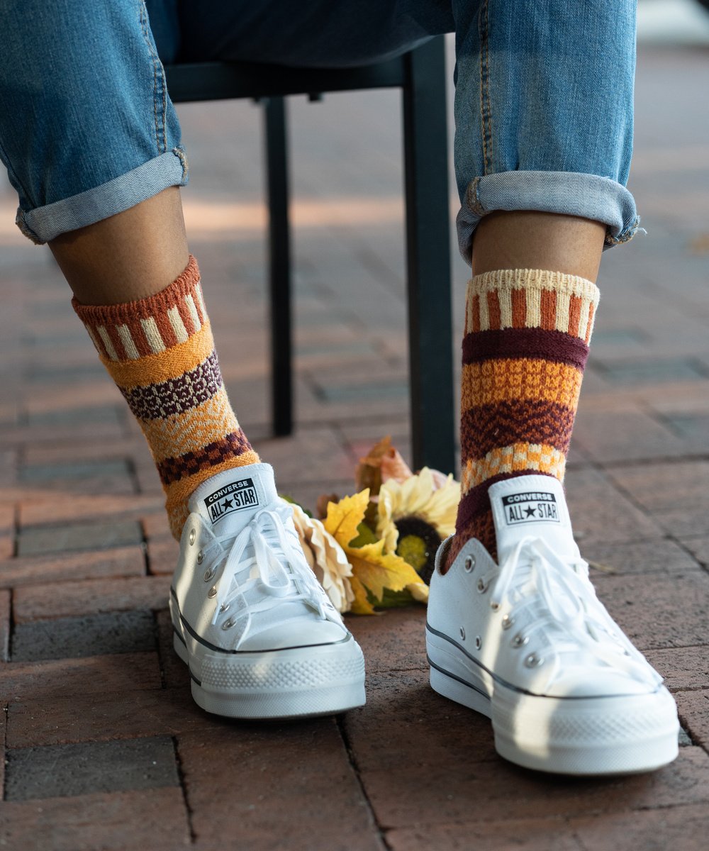 Pumpkin Pie Crew Socks