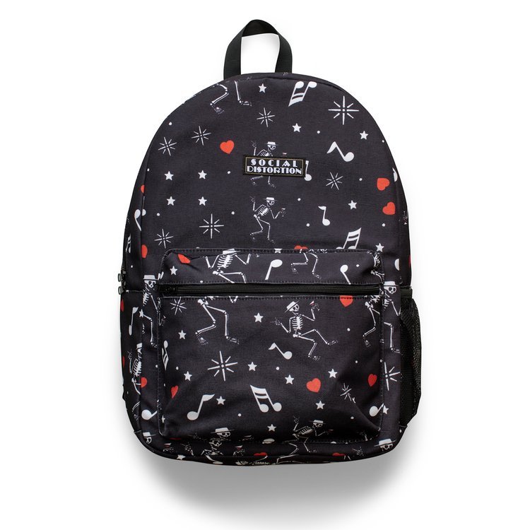 Backpack | Sublimated Design | Woven Patch | Cordura Fabric | Social Distortion