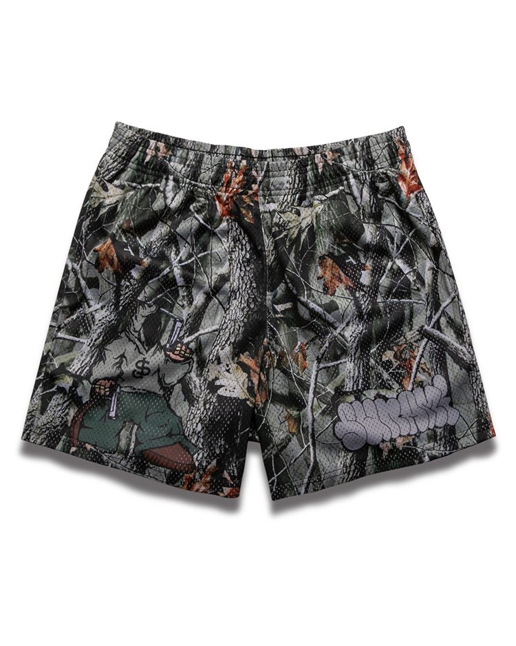 Mesh Shorts | Sublimated Design | 190g Weight Fabric | Sunami