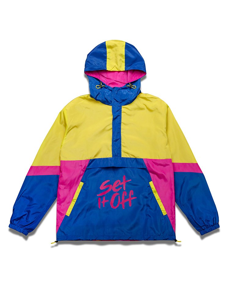 Windbreaker Jacket | Sublimated Design + Logo | Set it Off