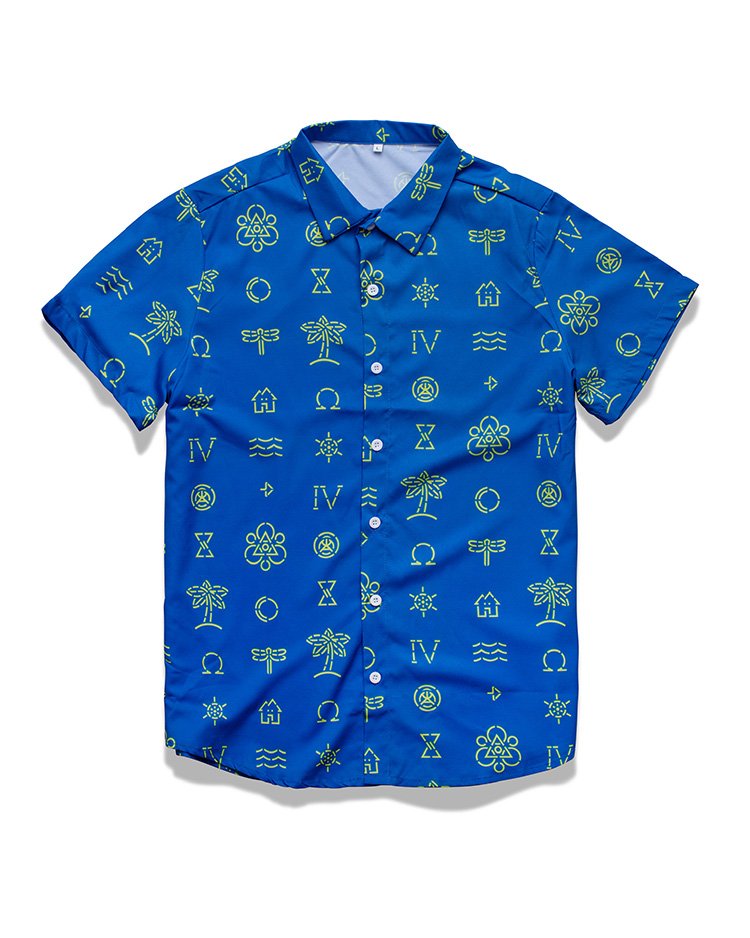Lightweight Shirt | Sublimated Pattern | 120g Poly/Spandex | Coheed & Cambria