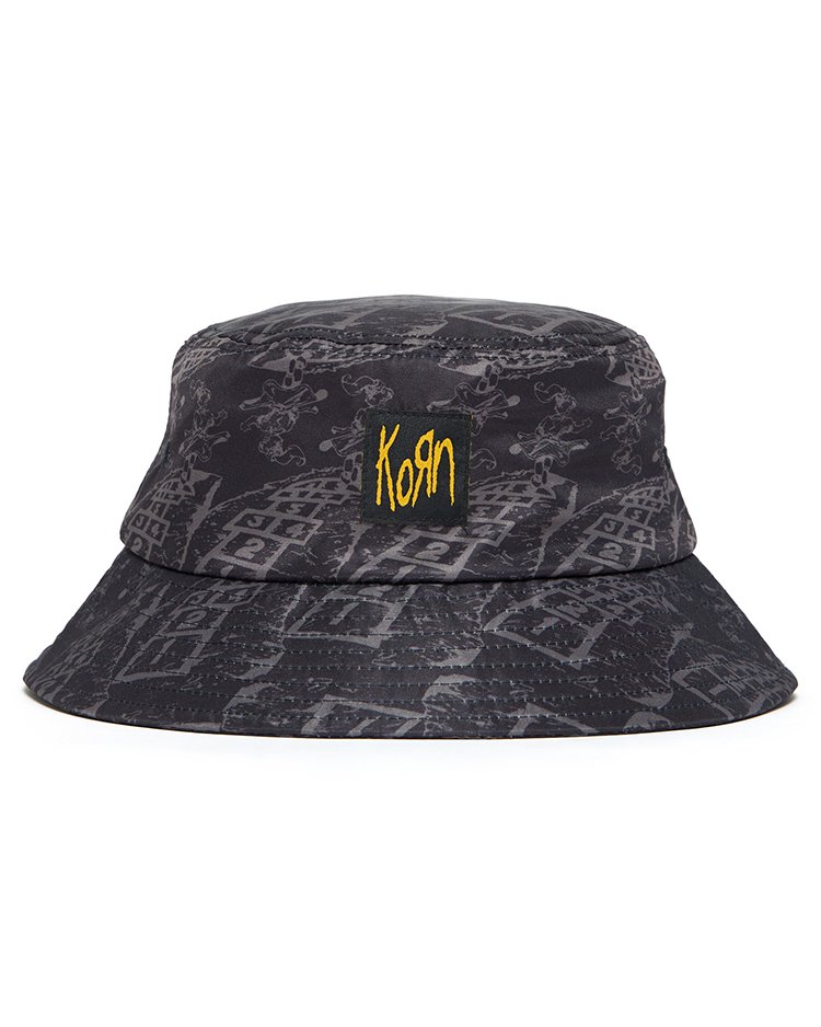 Bucket Hat | Sublimated Design | Woven Patch | Korn