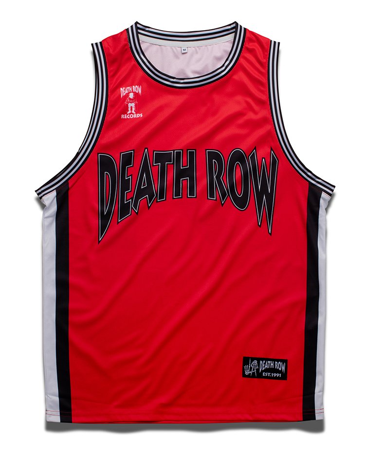 Basketball Jersey | Sublimated Design | Woven Patch | 170g | Death Row Records
