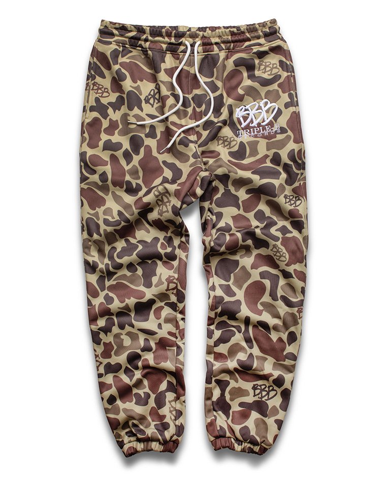 Poly Cotton Joggers | Sublimated Design | Embroidered Logo | 280g Weight Fabric | Triple B