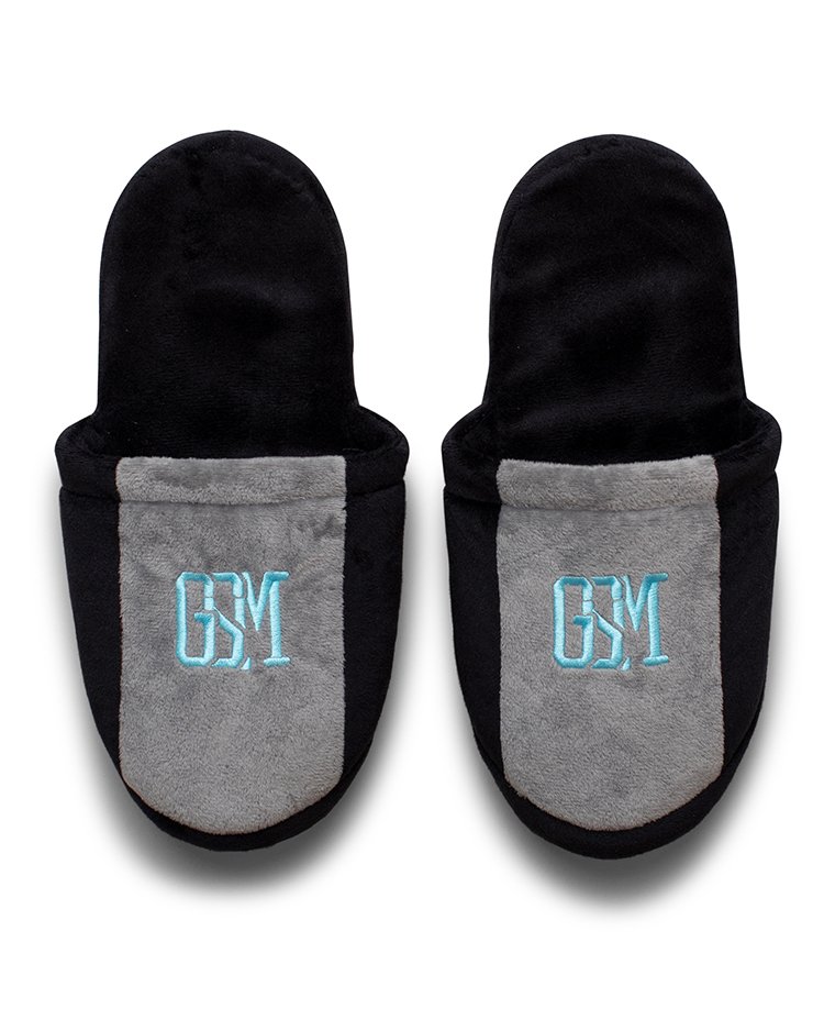 Slippers | Color Blocking | Embroidered Logo | Goldset Merch