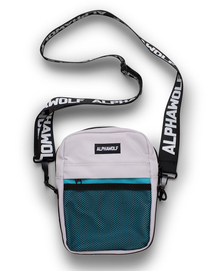 Side Bag | Printed Strap | Woven Patch | Cordura Fabric | Alphawolf