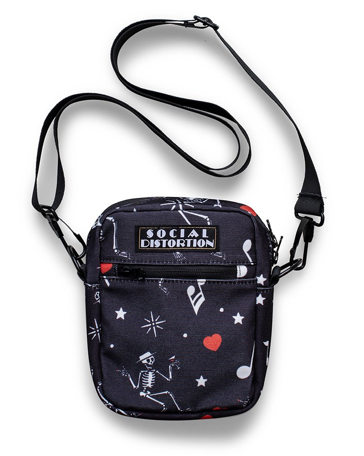 Side Bag | Sublimated Design | Woven Patch | Cordura Fabric | Social Distortion
