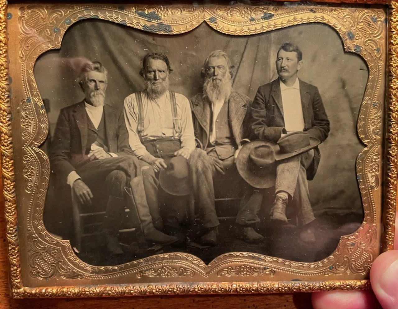 Can you smile in a tintype?