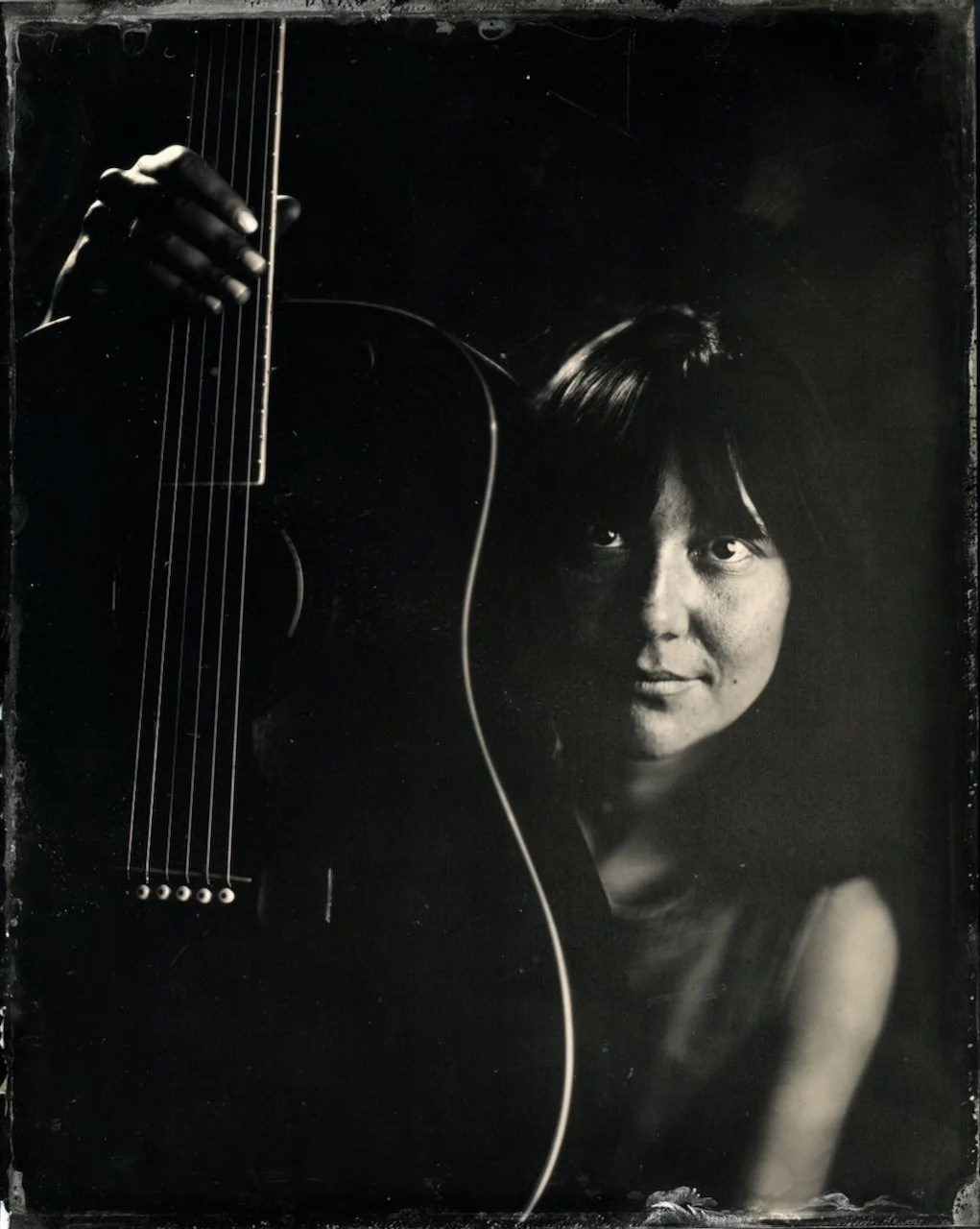 Molly Tuttle Tintype for Project One Take in Nashville by Blake Wylie