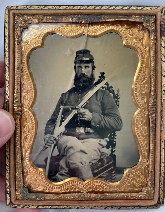A Civil War portrait from Blake Wylie's collection.