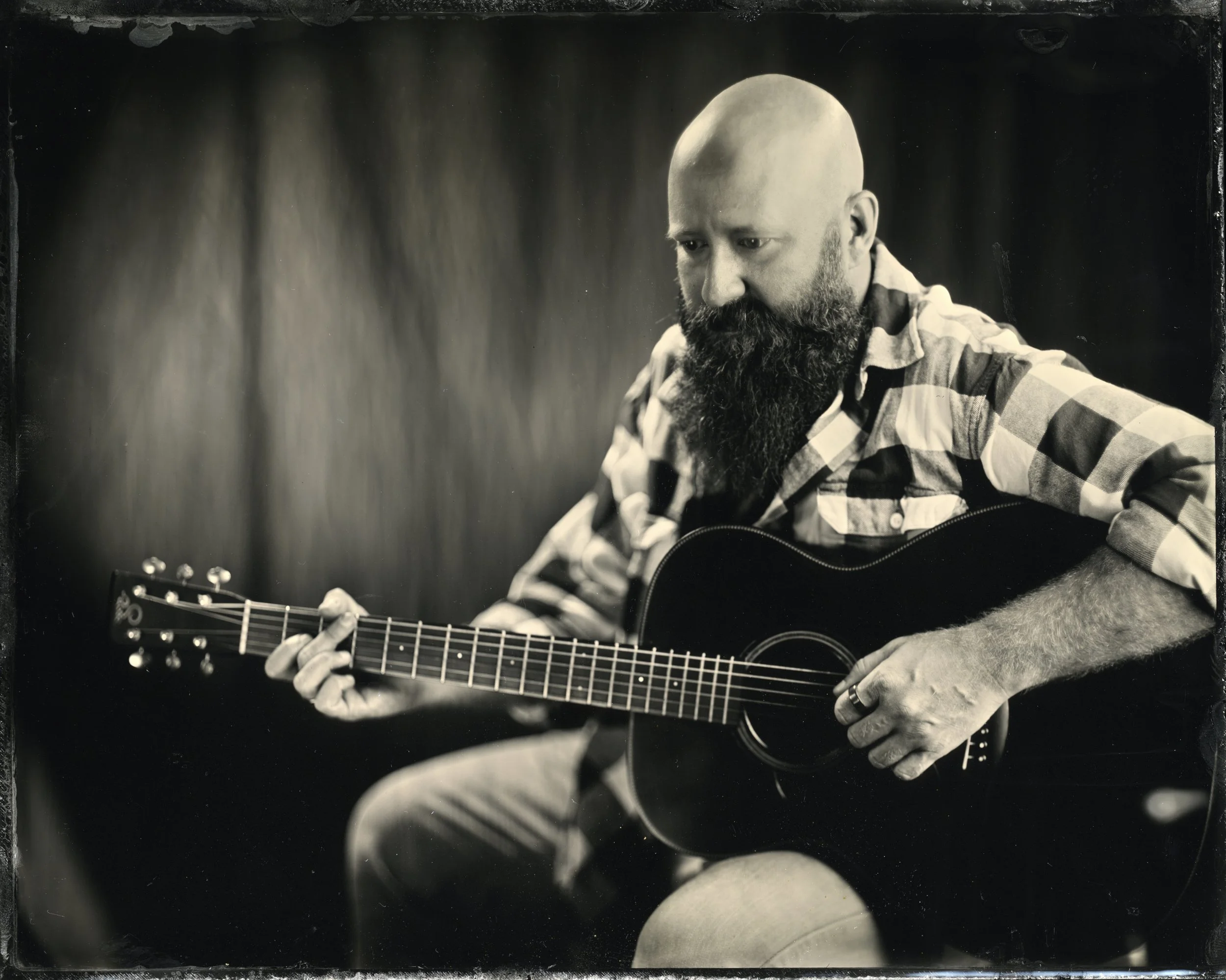Brent Anderson Tintype from Project One Take by Blake Wylie