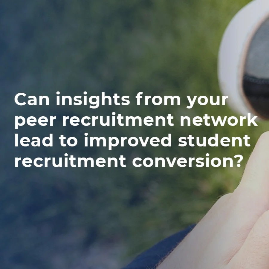 Using applicant community data to guide your conversion strategy
