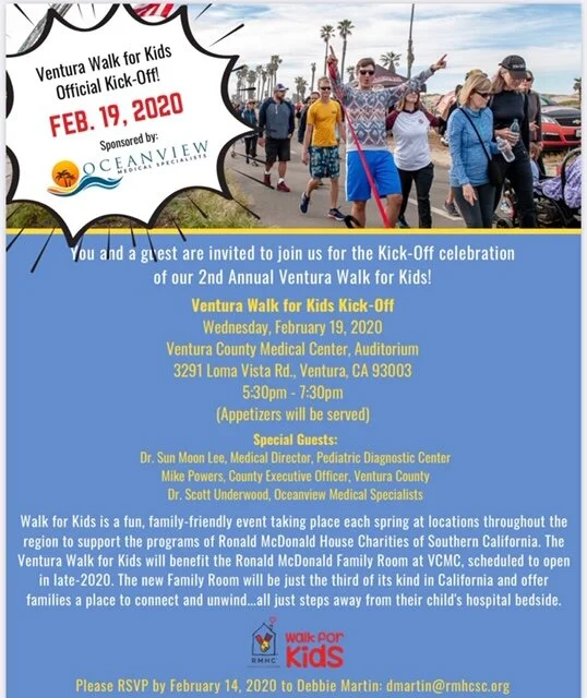 Walk for Kids Kick Off at VCMC