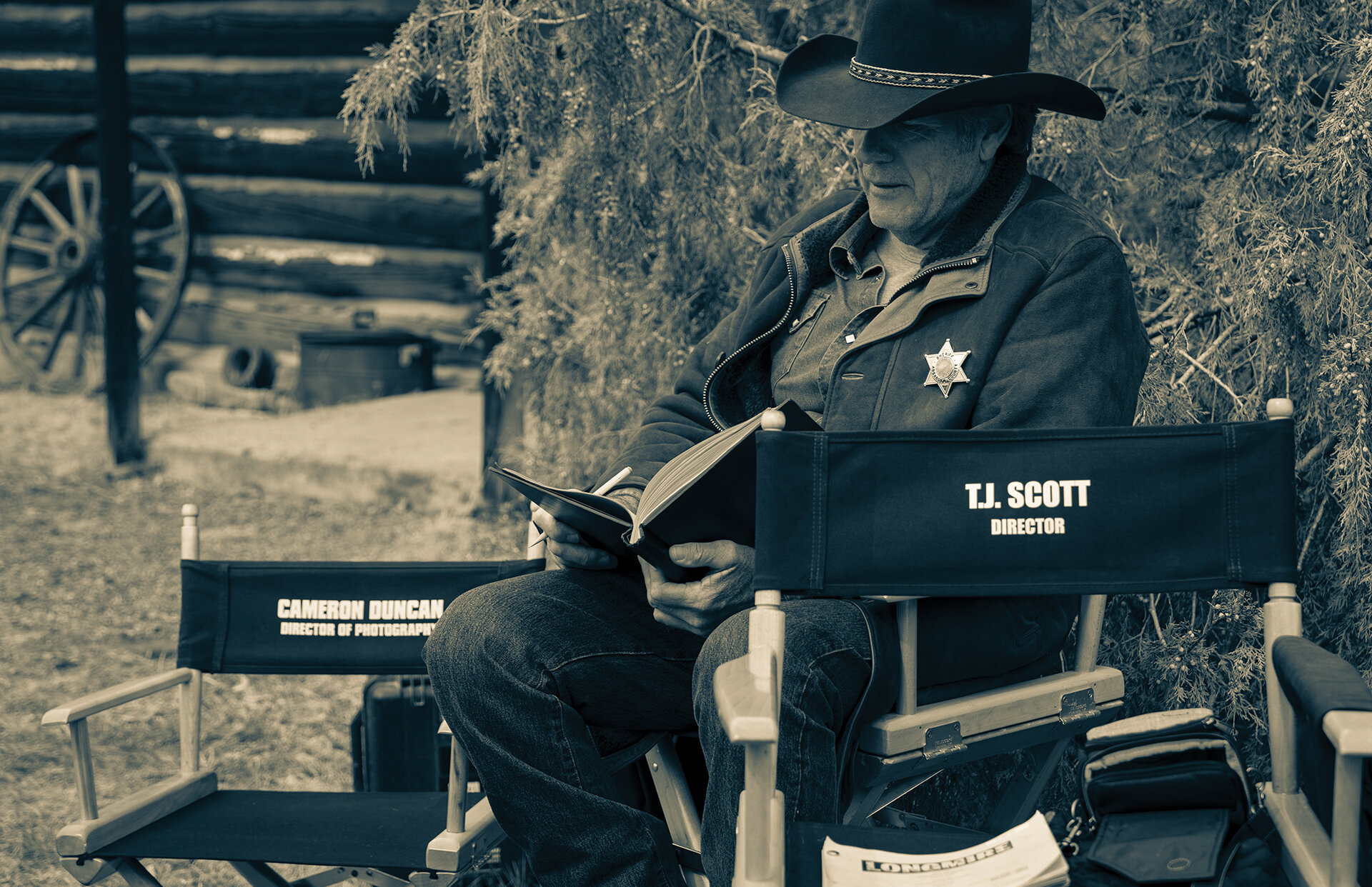 Longmire Book - Robert Taylor - Behind the Scenes Director Chair.jpg